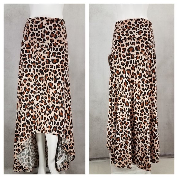 LuLaRoe Dresses & Skirts - LulaRoe 2XL Olivia High Low Skirt in Animal Print